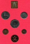 Great-Britain-and-Northern-Ireland-1973-Proof-set-of-6-coins