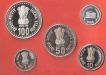 1992-Proof Set-Quit India Movement-Set of 4 Coins-Bombay Mint.