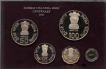 1997-Proof Set-Netaji Subhas Chandra Bose-Set of 4 Coins-Calcutta Mint.