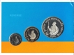 2003-Proof Set-Veer Durgadass-Set of 3 Coins-Mumbai Mint.