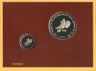 2004-Proof Set-150 Years of Telecommunications-Set of 2 Coins-Kolkata Mint.