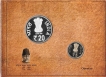 2014-Proof Set-125th Birth Anniversary Maulana Abul Kalam Azad-Set of 2 Coins-Kolkata Mint.
