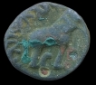 Yajna Satakarni Copper Coin of Satavahanas.