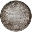 Bombay Mint Silver One Rupee Coin of Victoria Empress of 1878 