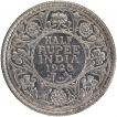 Bombay Mint Silver Half Rupee Coin of King George V of 1928 