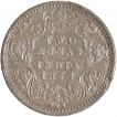 Bombay Mint Silver Two Annas Coin of Victoria Queen of 1874