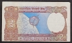 Print Shifting Error Two Rupees Note of 1988 Signed by R.N. Malhotra.
