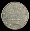 1954-Republic-India-Nickel-One-Rupee-Coin-Bombay-Mint.