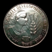1975-Republic India-Silver Fifty Rupees Coin-Bombay Mint.