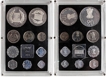 1973 Silver Proof Set of Grow More Food of Bombay Mint.