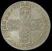 1697 Silver One Crown Coin of King William III of United Kingdom.