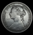 1887 Bronze Half Penny Coin of Victoria Queen of United Kingdom.