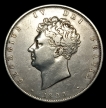 1825 Silver Half Crown Coin of King George IV United Kingdom.