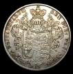 1825 Silver Half Crown Coin of King George IV United Kingdom.