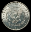 1886 Silver One Dollar Coin of United State of America.