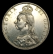 1890 Silver One Florin Coin of Queen Victoria of United Kingdom.