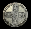 1757 Silver Six Pence Coin of King George II of  United Kingdom.
