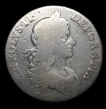 1664 Silver One Crown Coin of King Charles II of United Kingdom.