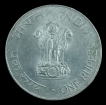 Calcutta Mint One Rupee Commemorative Coin of Mahatma Gandhi of 1969.