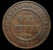 Australia 1 Penny of King George V of 1923.
