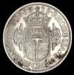 Silver 1/2 Crown Coin of Zimbabwe of George VI of 1939.