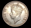 Zimbabwe Silver 1/2 Crown Coin of George VI of 1937.