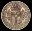 Silver 1/2 Crown Coin of Zimbabwe of George VI of 1937.