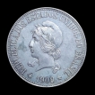 Silver 1000 Reis Coin of Brazil of 1909. 