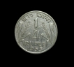 Republic India 1/4 Rupee 1955 Calcutta Mint.