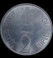 2 Rupee Reserve Bank of India Platinum Jubilee 2010 Calcutta Mint UNC.