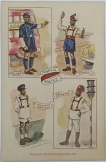 Indian-Police-Centenary-Traffic-Police-Bombay,-Delhi,-Madhya-Pradesh-&-Calcutta.