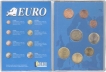 Italy Eight Different Euro Coins Issued in 2002.