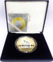 Gold-Plated-Silver-Fifty-Dinars-Commemorative-Coin-of-Kuwait-Issued-in-2011.