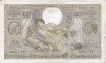 One Hundred Francs/ Twenty Belgas Bank Note of Belgium 1933-1943.