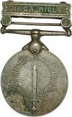 General Service Copper Nickel Medal Awarded for 180 days service in 1955-1956 in the Nata Hills in the far northeast of India on the border with Burma.