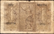 1939 One Lire Bank Note of Italy.