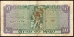 1968 Ten Rupees Bank Note of Sri Lanka.