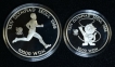 1988-Seoul-Korea-Olympic-Games-2-Coin-Silver-Set---Silver