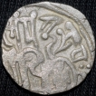 Silver Coin of Samanta Deva(AD850-1000) of Ohinda Dynasty Bu