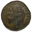Brass-Temple-token-Ramatanka(18th-Cen.-AD)-with-Lord-Ramas-Coronation-Ceremony