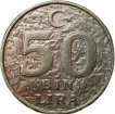 Nickel 50 Lira of Turkey (AD 1998)