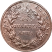 Copper 1/4 Anna of East India Company (AD 1835) Scarce