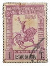 Postal-Stamp-of-India-Portugues---Purple-1-Tanga-Used-as-per-Image.