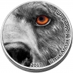 Congo 2017 2000 Fr KODIAK BEAR Natures Eyes 2 Oz Silver Coin