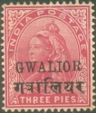 GWALIOR-QV-1899-1911-3p-Carmine,-Small-