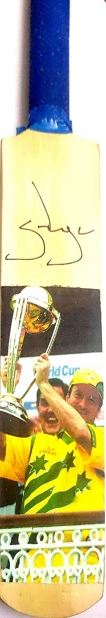 Autograph bat of Australia legendary captain Steve Waugh