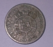 1952 Indo-Portuguese Copper-Nickel Quarter Rupia Coin of Republica.