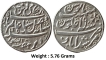 EIC,-Bengal-Presidency,-INO-Shah-Alam-II-(AH-1174-1221),--Silver-1/2-Rupee-