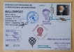 Balloon-used--postcard-numbered-and-signed-by-someone-year-1996--