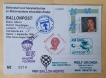 Balloon-used--postcard-numbered-and-signed-by-someone-year-1996--